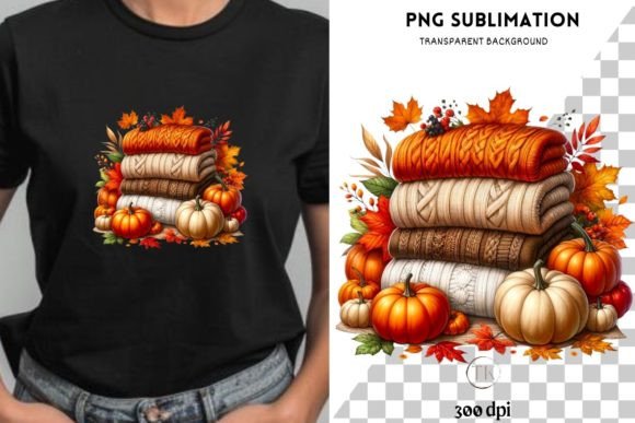 Download Autumn Digital Prints: Sweaters, Pumpkin - Autumn Collection