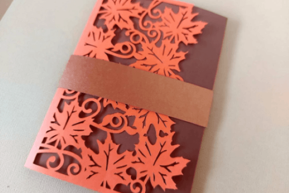 Download Autumn Wedding Tri Fold Pocket Card - Autumn Collection
