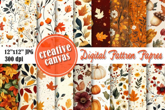 Download Cozy Autumn Floral Backgrounds - Autumn Collection