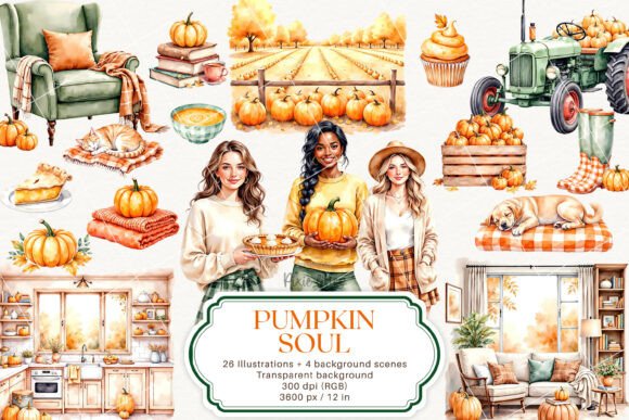 Download Fall Pumpkin Harvest, Cozy Autumn Farm - Autumn Collection