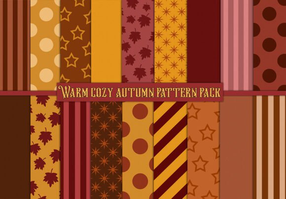 Download Warm Cozy Autumn Pattern Pack - Autumn Collection