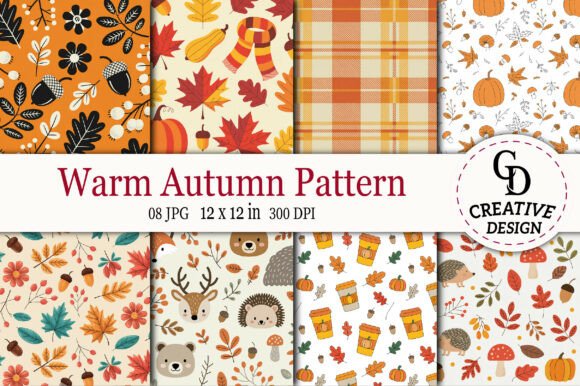 Download Warm Autumn Pattern - Autumn Collection