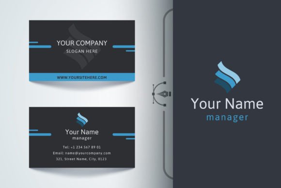 Download Template Business Card | Brand Company - Company Collection