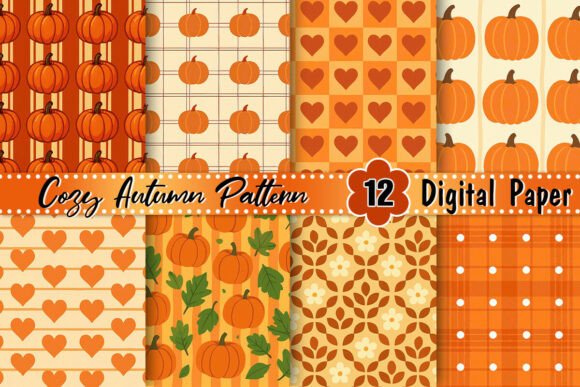 Download Cozy Autumn Fall Pattern - Autumn Collection