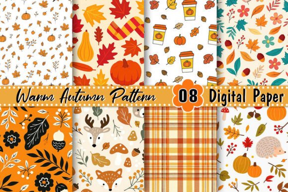 Download Warm Autumn Pattern - Autumn Collection