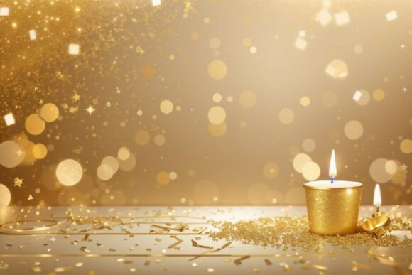 Download Gold Glitter Birthday Background - Birthday background Collection