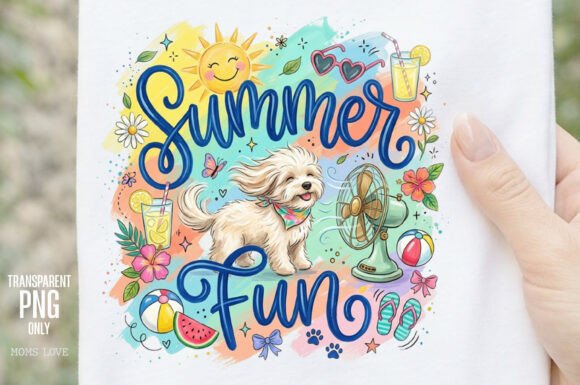 Download Summer Fun Dog PNG - Premium Bundle