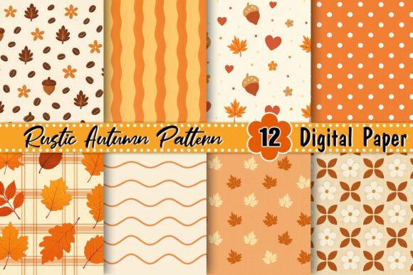 Download Rustic Fall Autumn Pattern - Autumn Collection