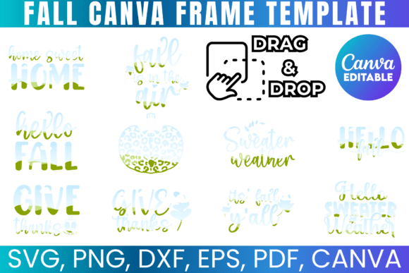 Download Fall Canva Bundle, Autumn Canva Designs - Autumn Collection