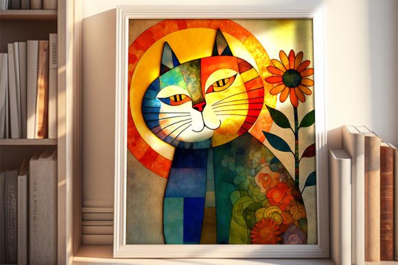Download Colourful Cats, Digital Artwork,10 JPGs - Jpg Collection